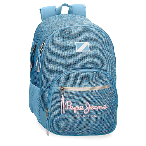 Pepe Jeans Lena Double Zipper Backpack - Kids backpack - image 1 | Labebe