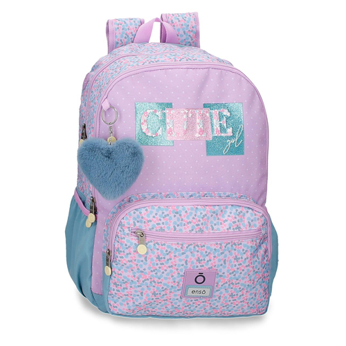 Enso Cute Girl Backpack Double Compartment - საბავშვო ზურგჩანთა - image 1 | Labebe