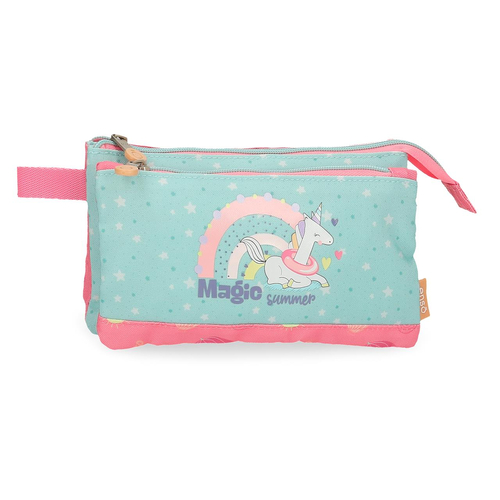 Enso Magic Summer Pencil Case Three Compartments - Детский пенал - изображение 1 | Labebe