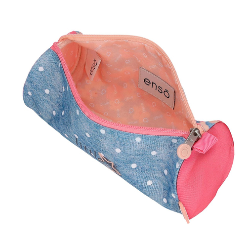Enso Little Dreams Round Pencil Case - Детский пенал - изображение 3 | Labebe