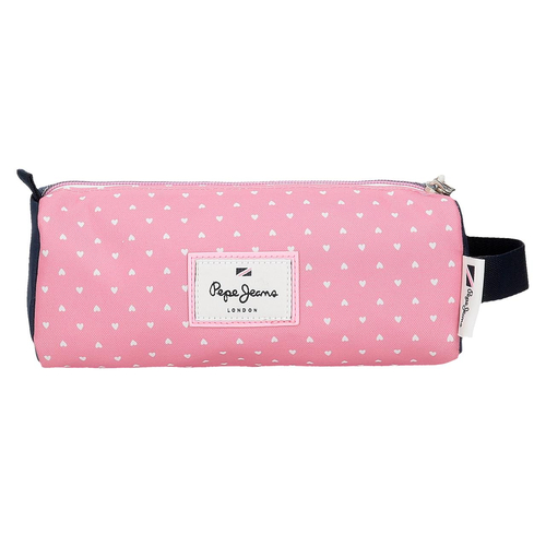 Pepe Jeans Noni Denim Round Pencil Case - Детский пенал - изображение 3 | Labebe