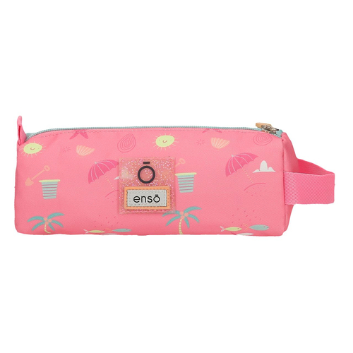 Enso Magic Summer Round Pencil Case - Детский пенал - изображение 3 | Labebe