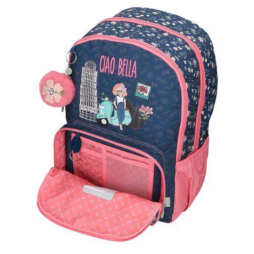 Enso Ciao Bella Backpack Double Compartment - საბავშვო ზურგჩანთა - image 5 | Labebe