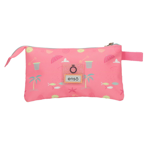 Enso Magic Summer Pencil Case Three Compartments - Детский пенал - изображение 3 | Labebe