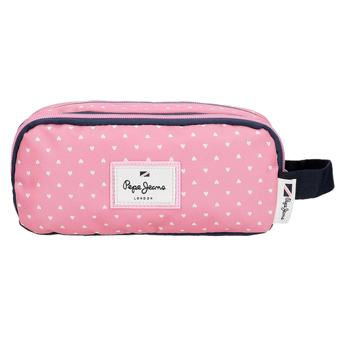 Pepe Jeans Noni Denim Triple Compartment Pencil Case - Детский пенал - изображение 3 | Labebe