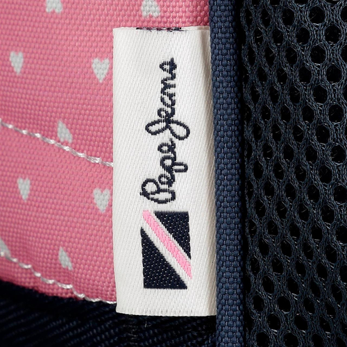 Pepe Jeans Noni Denim Round Pencil Case - Детский пенал - изображение 8 | Labebe