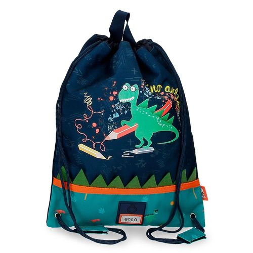 Enso Dino Artist Backpack Bag - საბავშვო სავარჯიშო ჩანთა - image 1 | Labebe