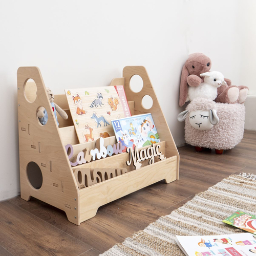 Montessori Bookshelf - Книжная полка Монтессори - изображение 1 | Labebe