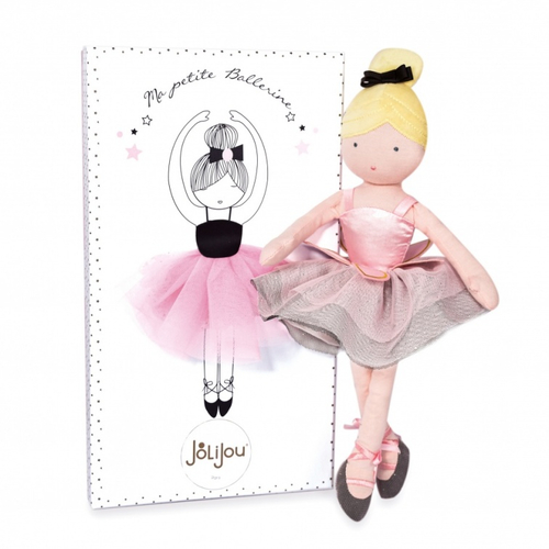 Jolijou Ma Petite Ballerine Margot Body Rose Clair - რბილი სათამაშო თოჯინა - image 1 | Labebe