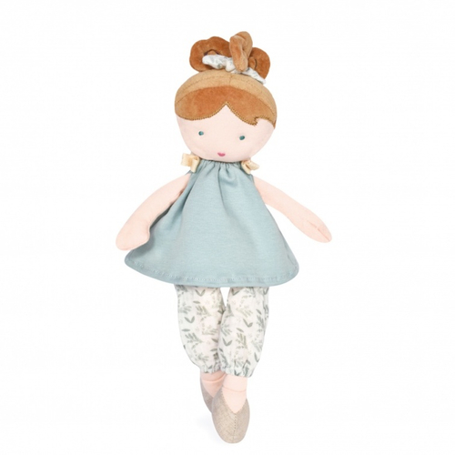 Jolijou Les Joliflores En Coton Bio Bleuette Bleue - Soft baby doll - image 2 | Labebe