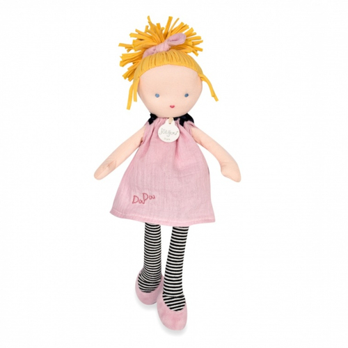 Jolijou Les Doucettes Ines Rose - Мягкая детская кукла - изображение 2 | Labebe