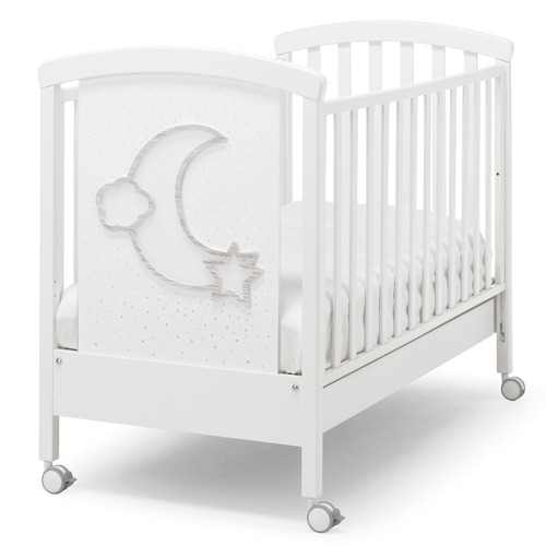 Erbesi Moon Bianco Wifi - Детская кроватка на колесиках - изображение 6 | Labebe