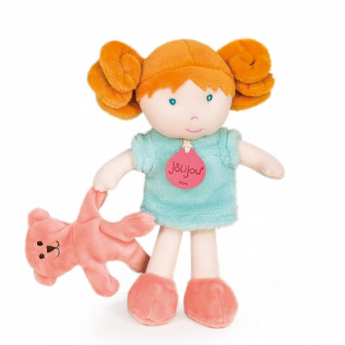 Jolijou Ma Premiere Poupee Mlle Menthe - Soft baby doll - image 2 | Labebe