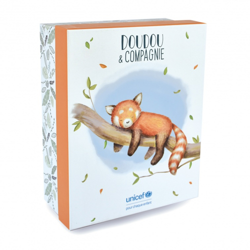Unicef Red Panda Plush Baby And I - რბილი სათამაშო - image 3 | Labebe