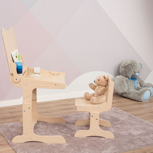 Toddler Desk - ხის საბავშვო მაგიდა - image 1 | Labebe