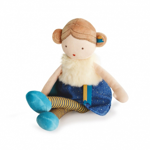 Jolijou Les Vintage Celeste Bleue - Мягкая детская кукла - изображение 2 | Labebe