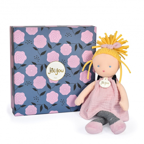 Jolijou Les Doucettes Ines Rose - Soft baby doll - image 1 | Labebe