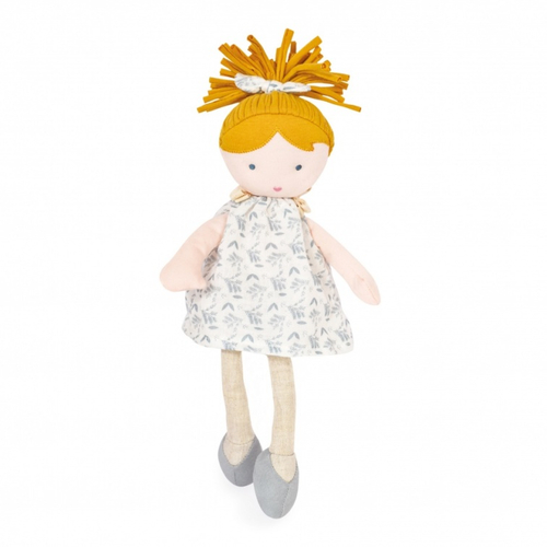Jolijou Les Joliflores En Coton Bio Flore Amande - Мягкая детская кукла - изображение 2 | Labebe