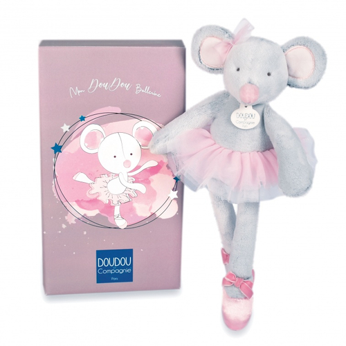 My Doudou Ballerina Mouse - რბილი სათამაშო - image 1 | Labebe