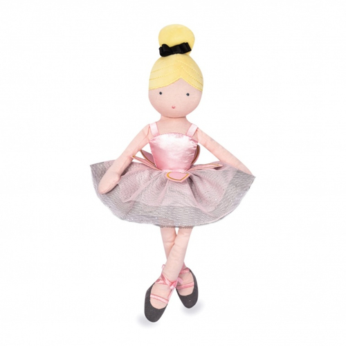 Jolijou Ma Petite Ballerine Margot Body Rose Clair - Мягкая детская кукла - изображение 2 | Labebe