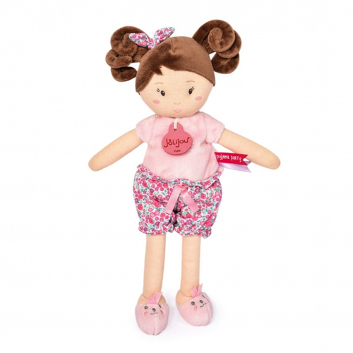 Jolijou Les Pipelettes Double Modele T-Shirt Bisous - Мягкая детская кукла - изображение 5 | Labebe
