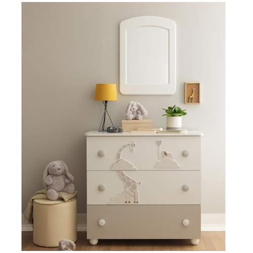 Pali Savana Bianco / Sabbia - Drawer chest - image 2 | Labebe