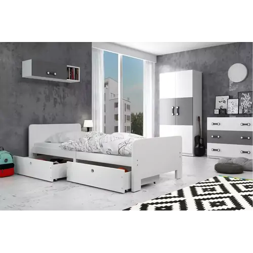 Interbeds Arek White - მოზარდის ხის საწოლი - image 2 | Labebe