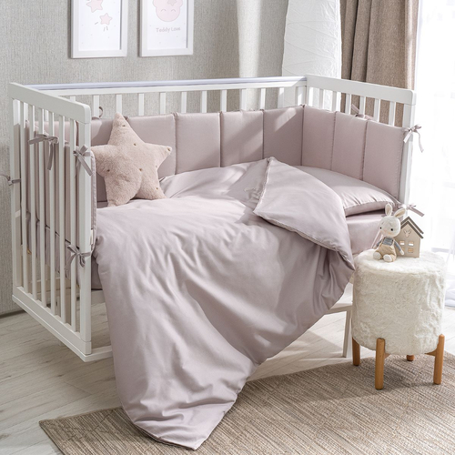 Perina Teddy Sateen Collection Grey - Baby bedding set - image 1 | Labebe