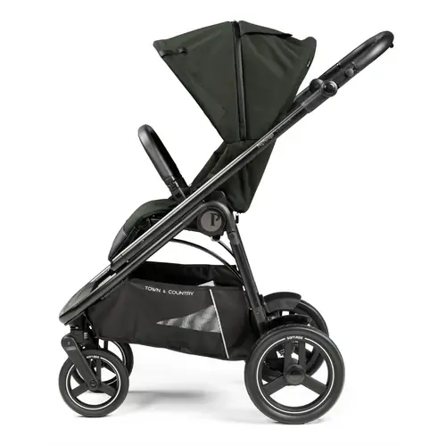 Peg Perego Veloce Town & Country Green - Детская модульная коляска-трансформер с автолюлькой - изображение 55 | Labebe