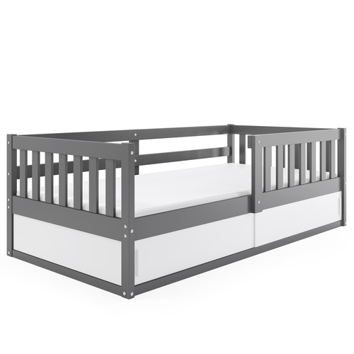 Interbeds Smart Graphite - მოზარდის ხის საწოლი ჩაშენებული სათავსოთი - image 4 | Labebe