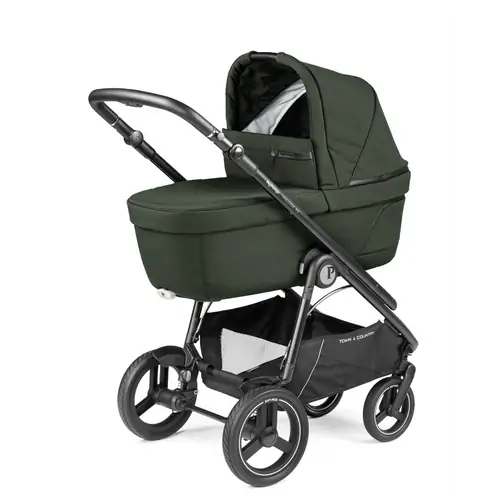Peg Perego Veloce Town & Country Green - Детская модульная коляска-трансформер с автолюлькой - изображение 37 | Labebe