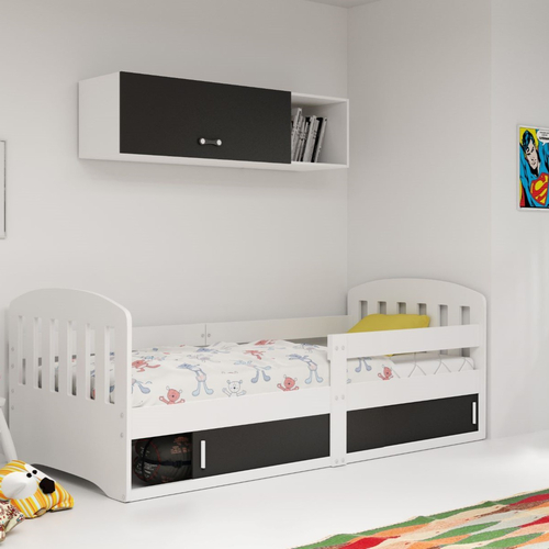 Interbeds Classic White - Подростковая деревянная кровать с встроенным ящиком для хранения - изображение 1 | Labebe