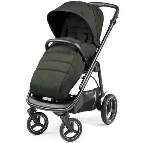 Peg Perego Veloce Town & Country Green - Детская модульная коляска-трансформер с автолюлькой - изображение 38 | Labebe