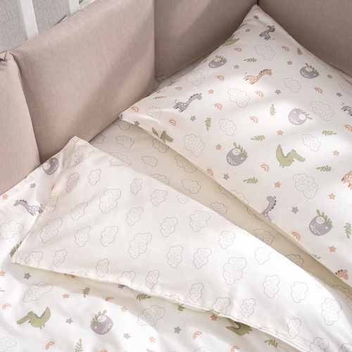 Perina Fancy Zoo - Baby bedding set - image 4 | Labebe