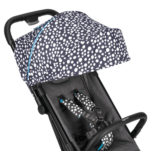 Inglesina Quid 2 Stroller Polka Dot Black - საბავშვო სასეირნო ეტლი - image 3 | Labebe