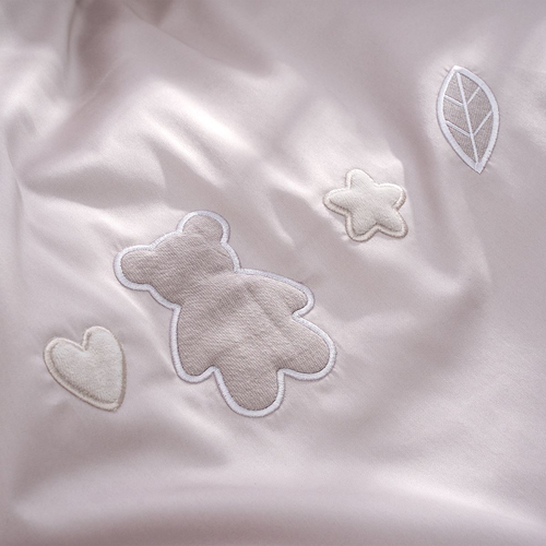 Perina Teddy Sateen Collection Grey - Baby bedding set - image 4 | Labebe