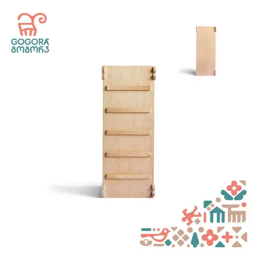 Gogora - Made in Georgia - Sliding board (with a climbing steps,S) - image 1 | Labebe