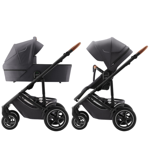 Britax-Roemer Smile 5Z Midnight Grey - Baby modular stroller with a car seat - image 3 | Labebe