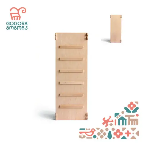 Gogora - Made in Georgia - Sliding board (with a climbing steps,L) - image 1 | Labebe