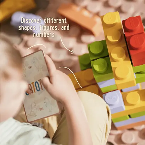 ORTOTO World Of Sensory Soft Bricks Starter Set (16 pcs.) - რბილი კუბიკების ნაკრები სენსორული განვითარებისთვის - image 12 | Labebe