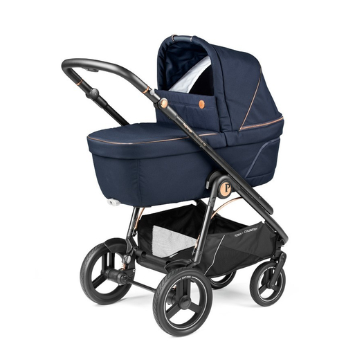Peg Perego Veloce Town & Country Blue Shine - Baby modular system stroller with a car seat - image 2 | Labebe