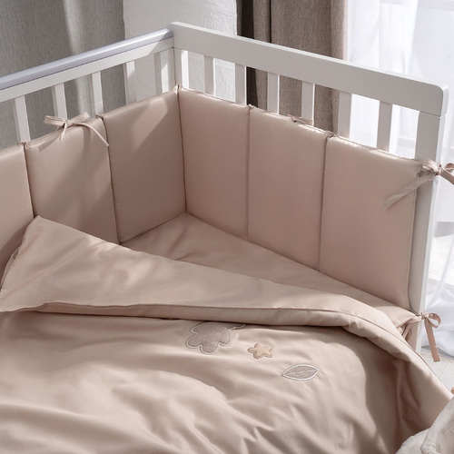 Perina Teddy Sateen Collection Sand - Baby bedding set - image 2 | Labebe
