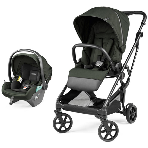 Peg Perego Vivace Green - Baby modular system stroller with a car seat - image 5 | Labebe