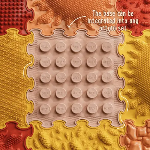 ORTOTO World Of Sensory Soft Bricks Starter Set (16 pcs.) - რბილი კუბიკების ნაკრები სენსორული განვითარებისთვის - image 13 | Labebe