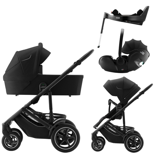 Britax-Roemer Smile 5Z Space Black - Baby modular stroller with a car seat - image 2 | Labebe