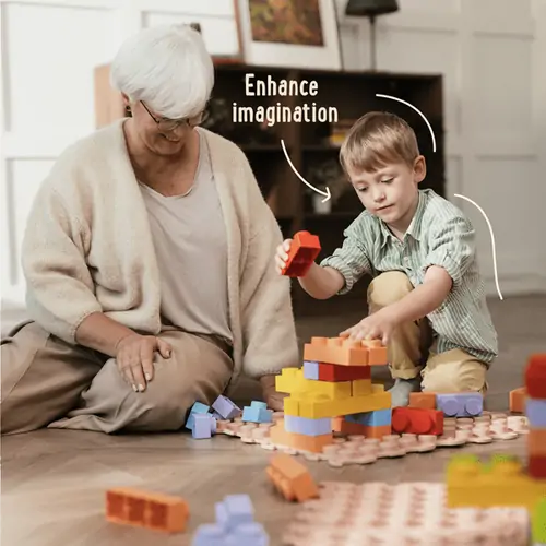 ORTOTO World Of Sensory Soft Bricks Starter Set (16 pcs.) - რბილი კუბიკების ნაკრები სენსორული განვითარებისთვის - image 10 | Labebe