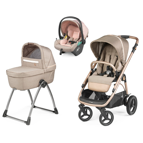 Peg Perego Veloce Town & Country Mon Amour -  საბავშვო ეტლი ტრანსფორმერი ავტოსავარძლით - image 1 | Labebe