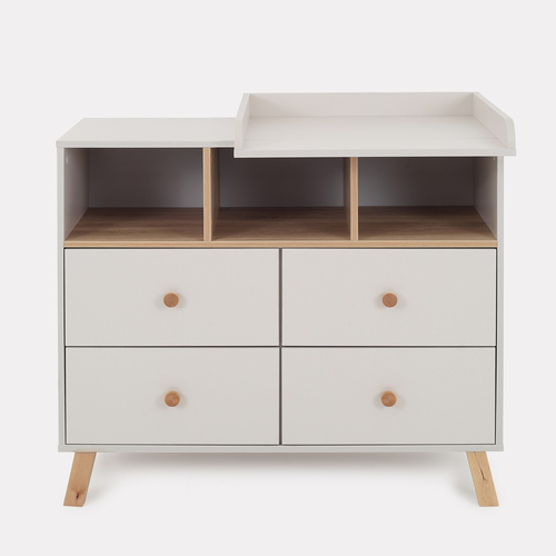 Rant Vester Crystal Beige - საბავშვო კომოდი გამოსაცვლელი დაფით - image 6 | Labebe