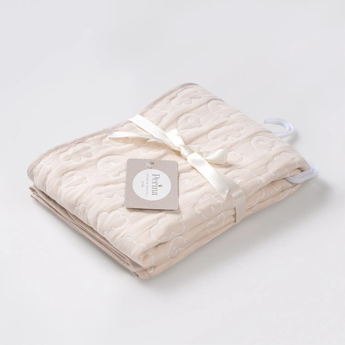 Perina Soft Cotton Biege - Baby double-sided blanket - image 1 | Labebe