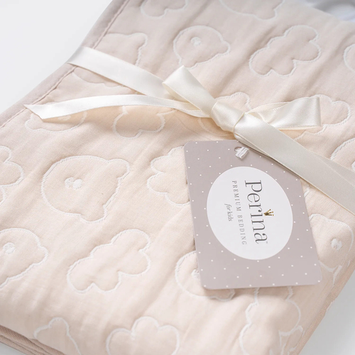 Perina Soft Cotton Biege - Baby double-sided blanket - image 2 | Labebe